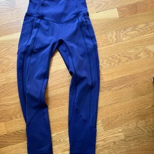 lululemon purple capri legging 4